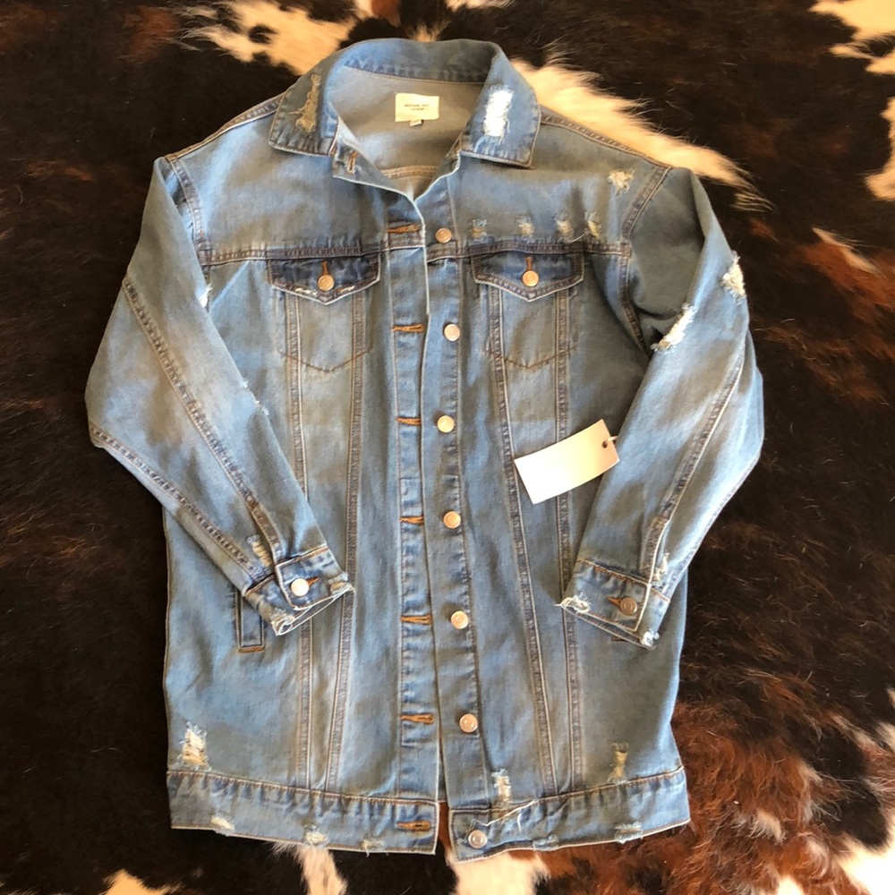 Oversized Active USA Denim Jacket